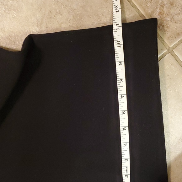 MELANIE LYNE | Black Crepe Wide Leg Jumpsuit Sz 2 - Picture 11 of 12